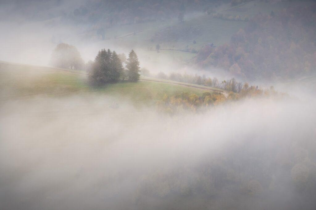 Misty mornings in Holbav Romania
