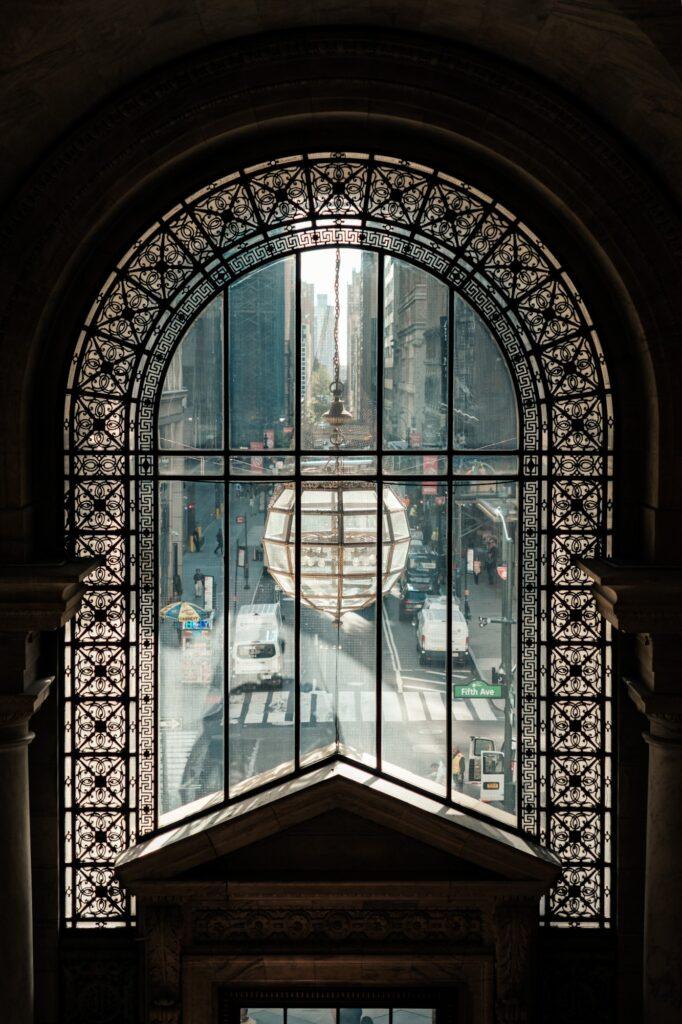 View from the Public Library in New York