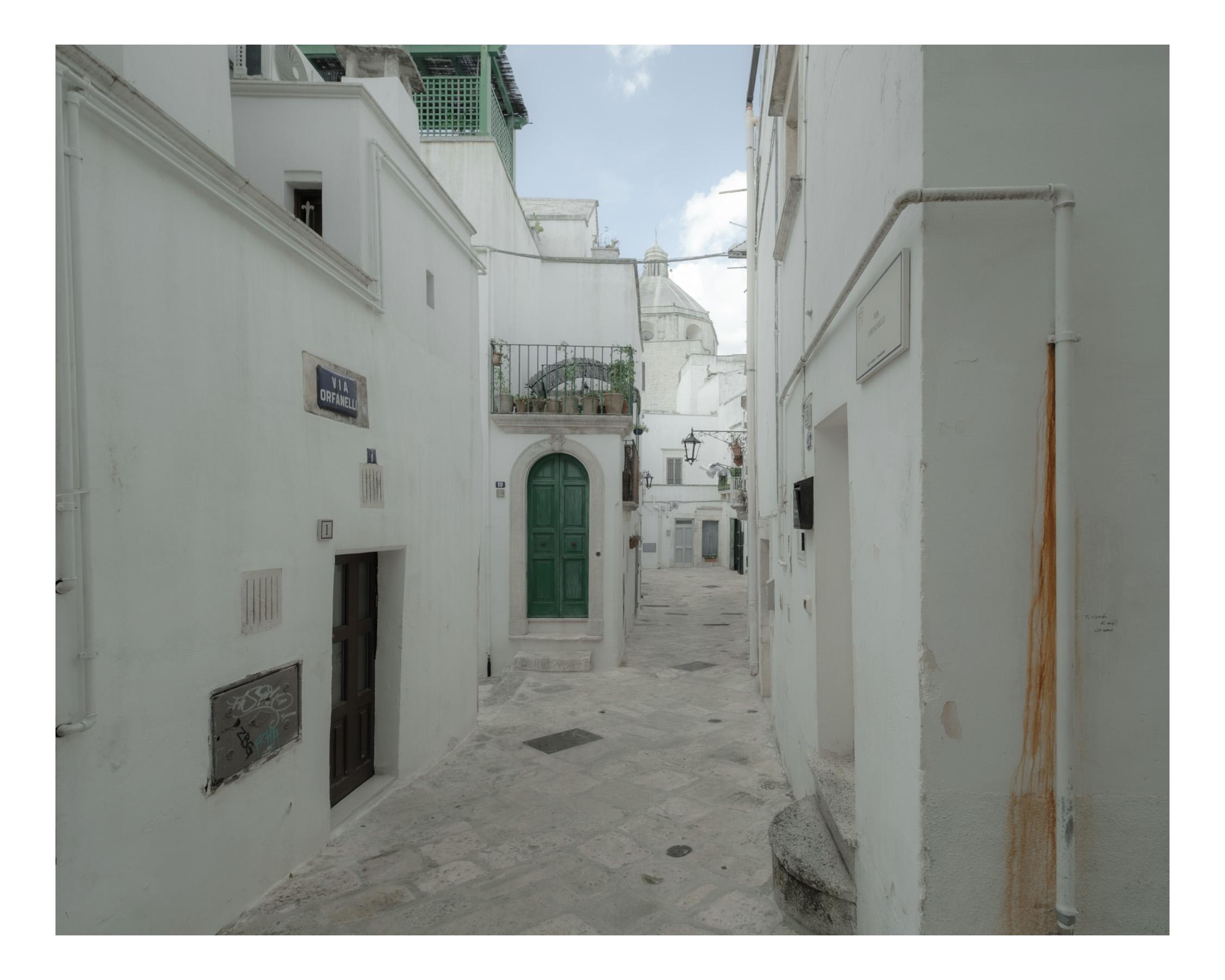 Empty street Puglia
