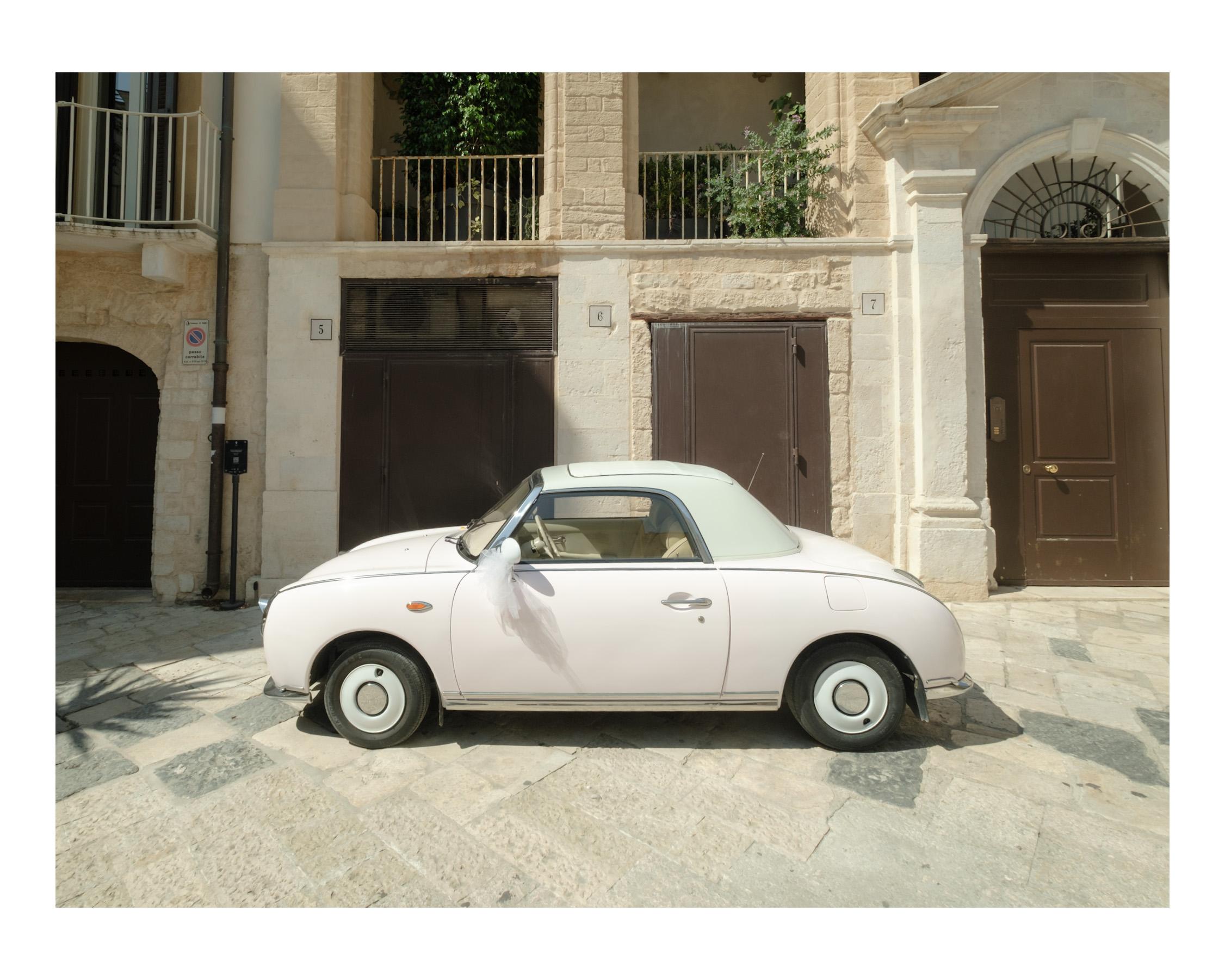 Old car at a wedding in Bari Puglia