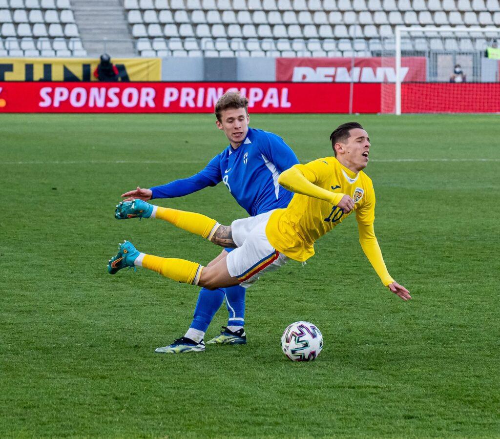 Romania football match in Bucharest