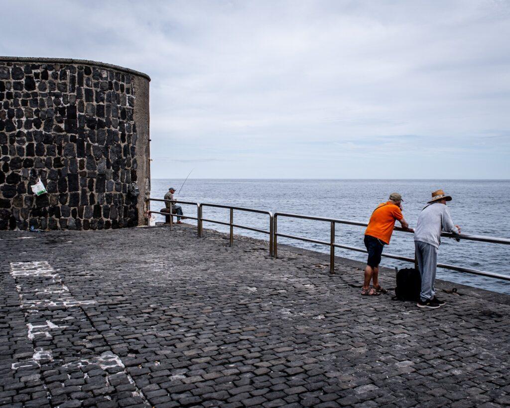 Street scene in Puerto de la Cruz Tenerife Canary Islands