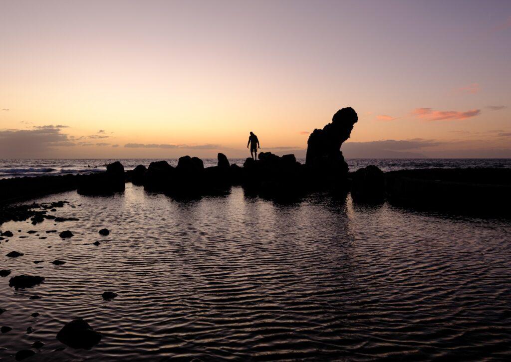 Gorgeous sunset photographed in the southern part of Tenerife Canary Islands