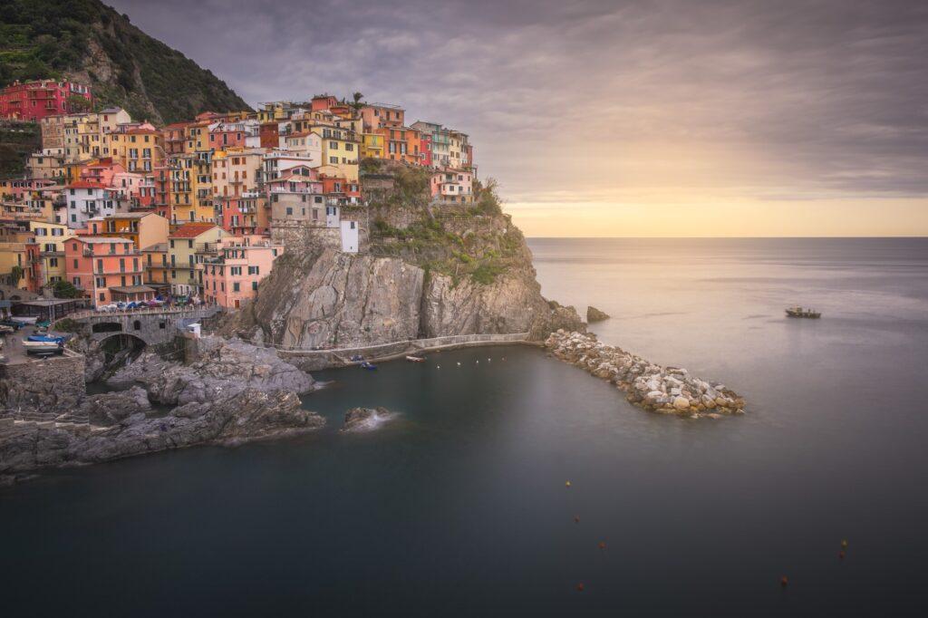 Vernazza long exposure in Cinque Terre Italy