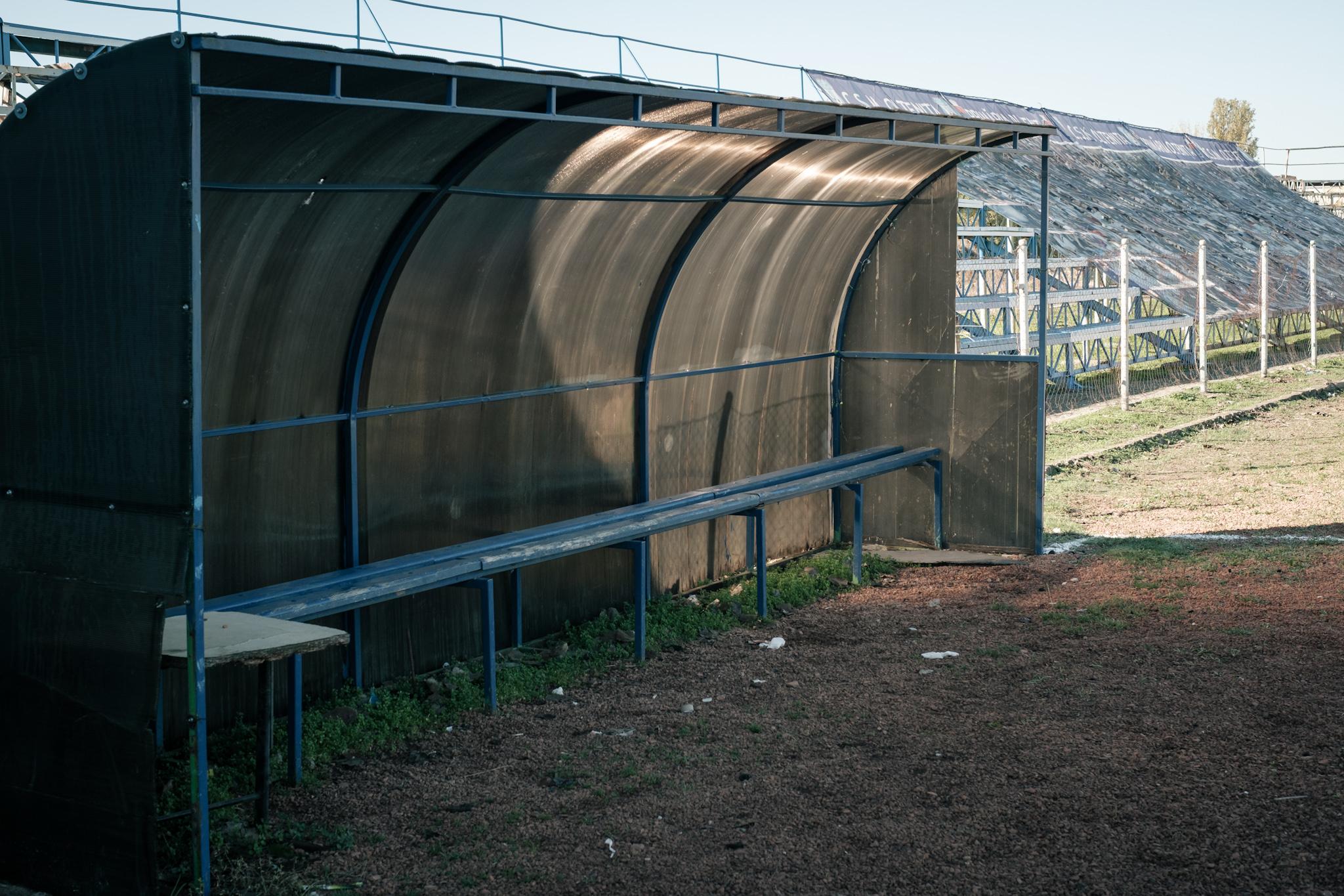 Sunny days over the Stadium in Oltenita Romania
