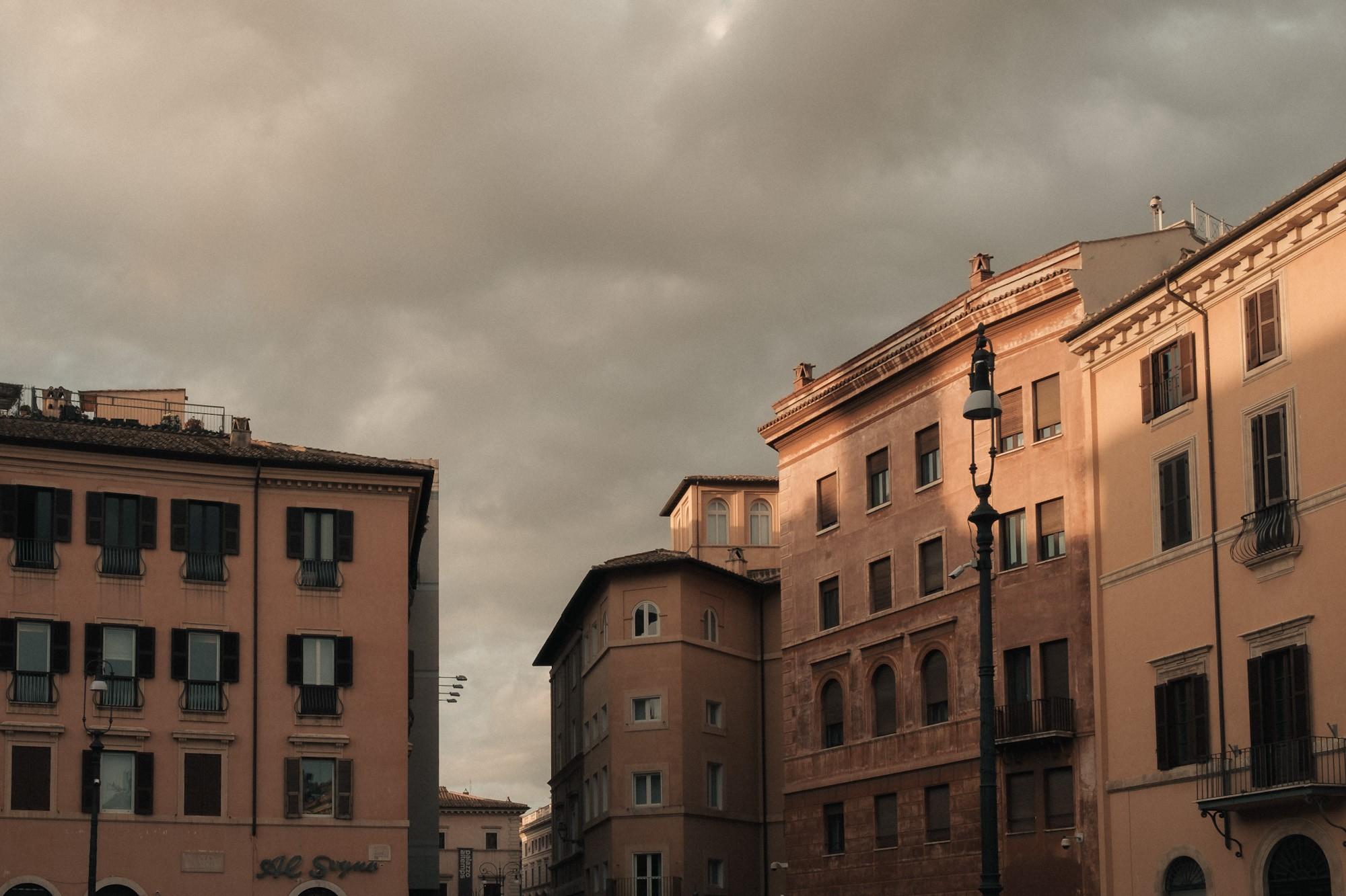 A wonderful sunset in Rome