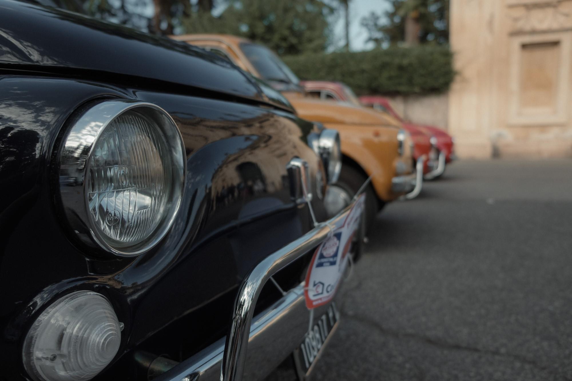 Classical cars in Rome