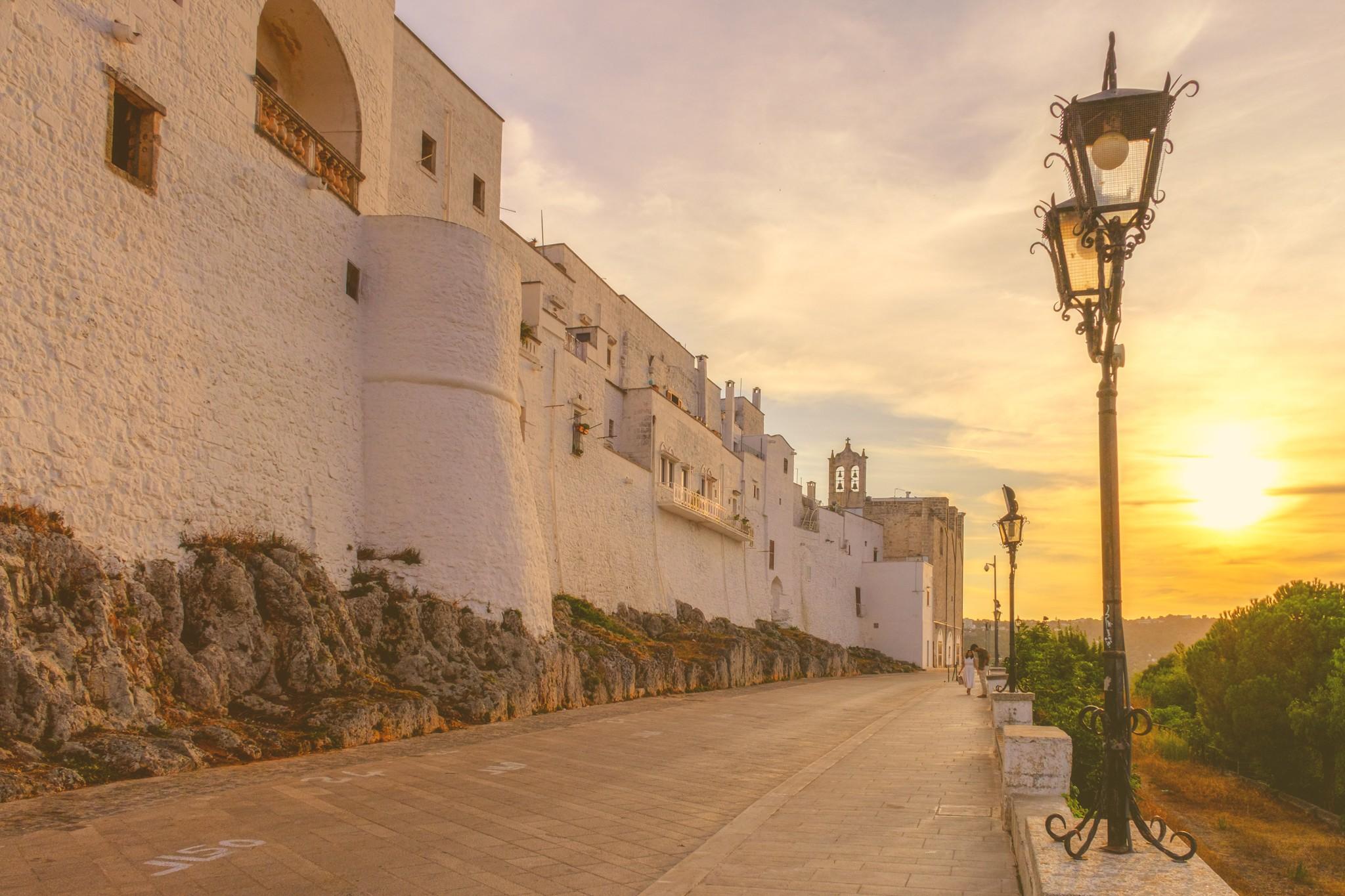 Sunset photography in Ostuni Puglia